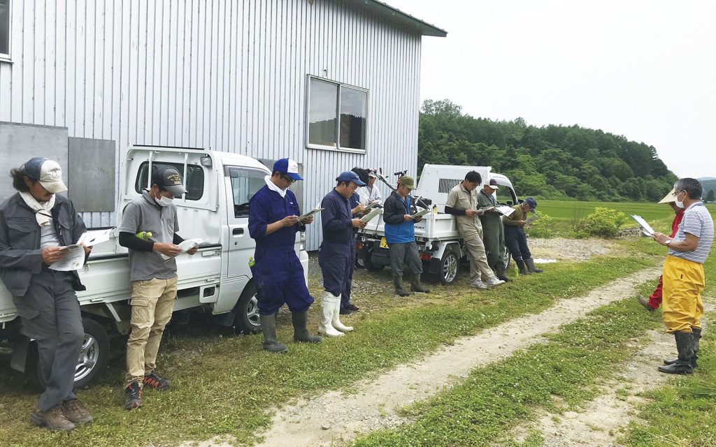 JAと一体となった訪問活動で水稲生産者の営農をサポート