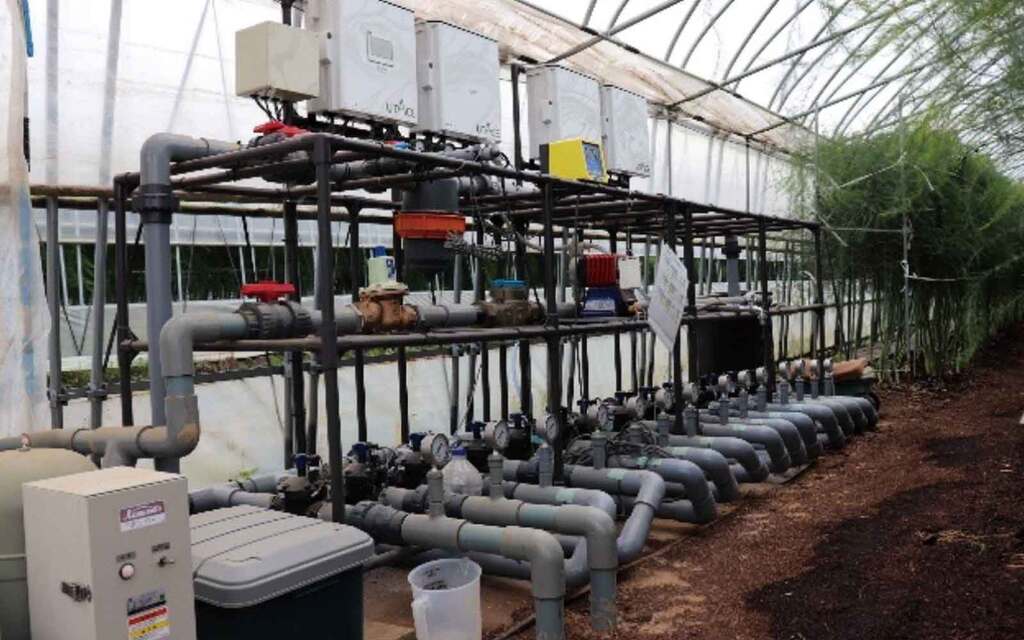 写真1.潅水の自動化事例（檜山農業改良普及センター）