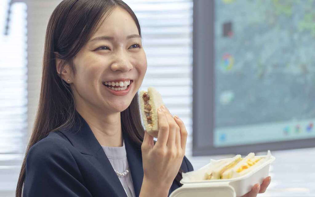 金時豆のクリームチーズサンド