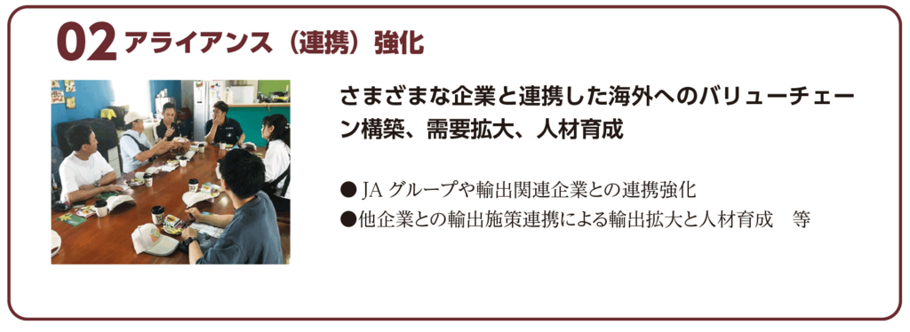 02アライアンス（連携）強化