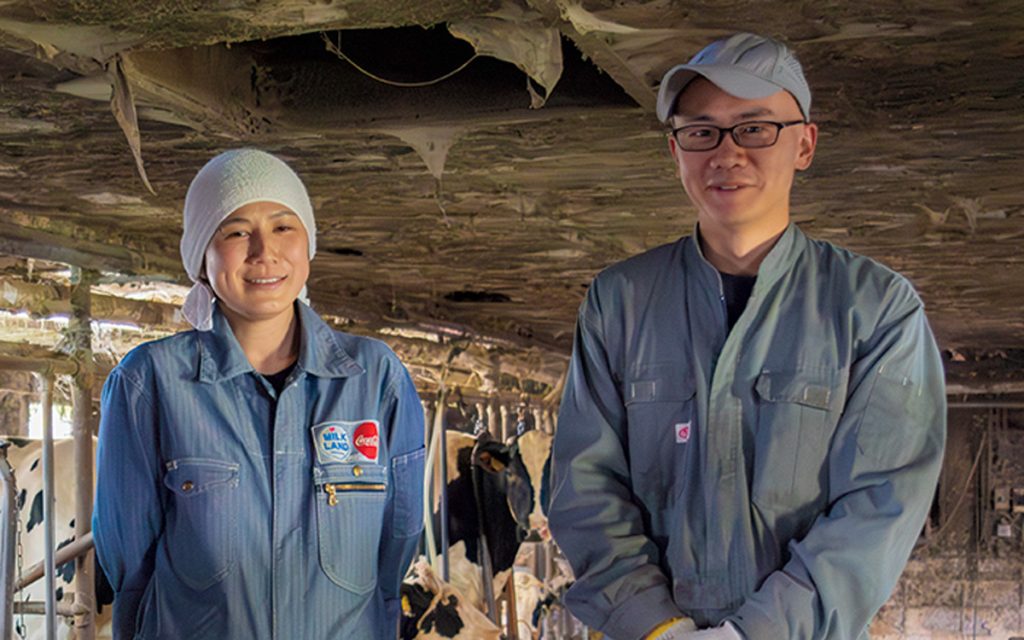 船戸恵太さんと菜穂さん
