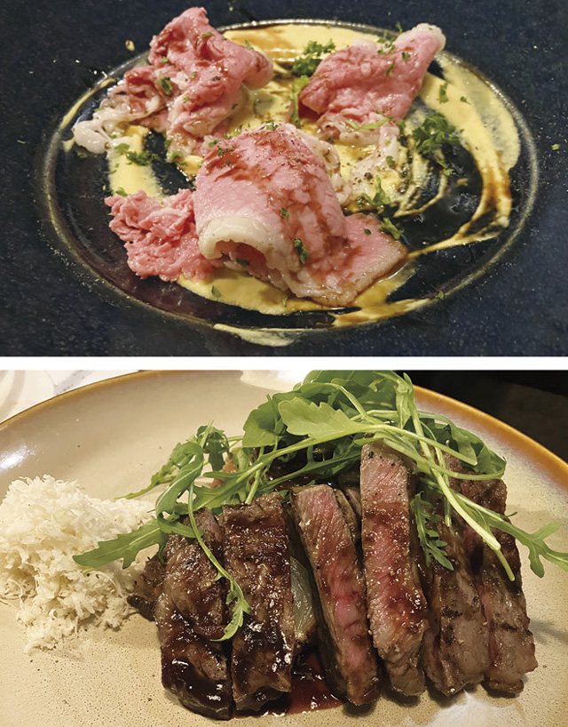 写真4.「洋食コノヨシ」にて期間限定で提供された山川さんが生産した牛肉を使った料理