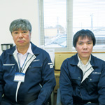 JA釧路太田 管理課 課長 鈴木 隆弘さん(左) 管理係 新井 紫苑さん(右)